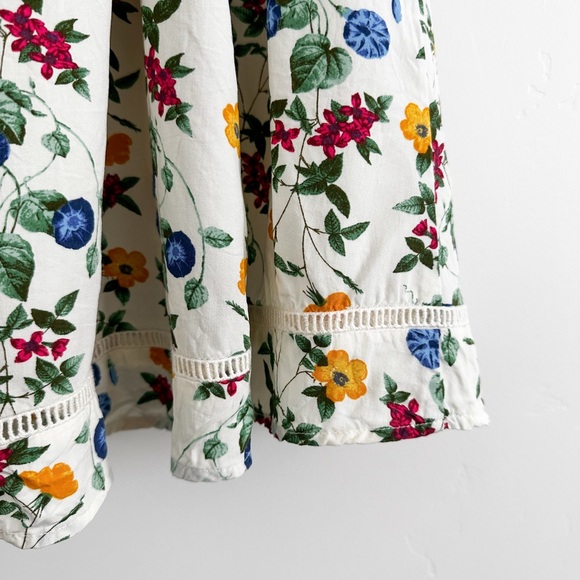 Old Navy Floral Midi Spaghetti Strap Dress - Ivory and Multicolor - Picture 7 of 8